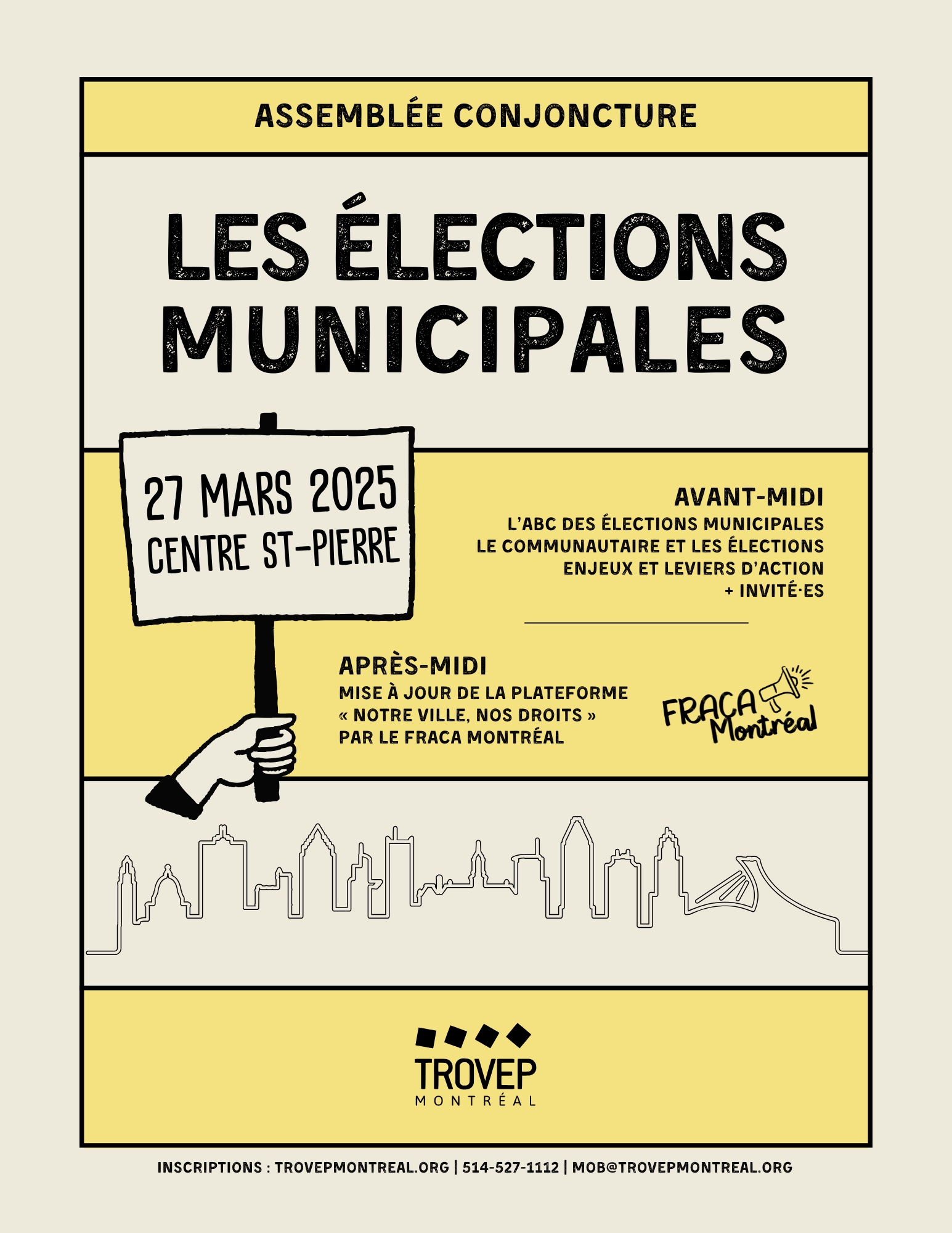 27 mars 2025 – Assemblée conjoncture : Les élections municipales